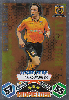 Stephen Hunt Hull City 2009/10 Topps Match Attax i-Card Code #181